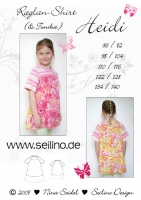 Schnittmuster Raglanshirt & Tunika "HEIDI"