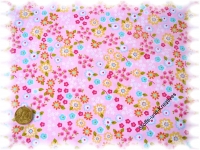 "Petites Fleurs" cotton printed, small flowers, light pink