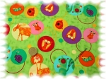 "Animal Dreams" Popeline/Baumwolle,Tiere gr�n