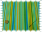 "Animal Stripes" cotton printed aqua