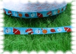 "Fuchs+Freunde-Webband" blau
