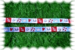 "Matrosen ahoi" Webband blau,rot/wei�