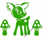"Reh mit Pilzen" green