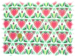 Dutch-Love Be Mine poplin green