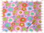 "Blumenfleece" Fleece mit Blumen, pink (kr�ftiges rosa)