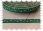 "Blumig", trim flowers dark green