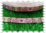 "Drachen" Webband rosa