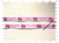 "FliePi-Webband" trim pink