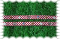 "Herzilein" trim red, white