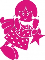 "Angel" hot pink