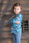 Preview: Shirt Winter Deer Stretch-Jersey braun Hilco Shirtstoff Rehe