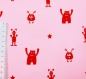 Preview: Best Friend Stretch Jersey rosa Farbenmix 50 cm