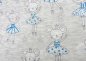 Preview: Alpenfleece Dancing Ballerina ecru, Mäuse als Ballerinas mit Glitzer auf Kuschelsweat  stoffe und kreatives Welt der Kinderstoffe