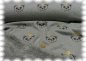 Preview: Alpenfleece grey bears with fleece on the back side