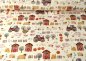 Preview: Fancy Farm ecru Baumwoll-Jersey mit Bauernhof Tieren und Traktor ein Kinderstoff von Hilco
