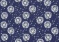 Preview: Fiete Pusteblume Nano Softshell in blau mit Pusteblumen, Innenseite Fleece grau von Swafing