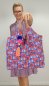 Preview: Hamburger Liebe Stoffkollektion In my Garden Design Eye Candy blau, Canvas Designbeispiel