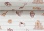Preview: Küstenliebe jersey white brown Swafing fabric for kids by Christiane Zielinski