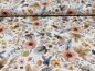 Preview: Lutin Flower ecru, braun Baumwoll-Jersey mit Blumen und PIlzen von Hilco