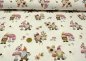 Preview: Lutin, ecru, bordeaux, jersey with dwarfs for children by Hilco