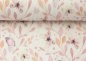 Preview: Mia Rippjersey ecru Blumenstoff von Swafing