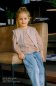 Preview: Musselin Mini Flowers Fabric for children Double Gauze with flowers creme