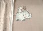 Preview: Panel Baby rhino sand fabric for babies