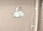 Preview: Panel Baby rhino sand fabric for babies