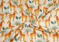 Preview: Safari Giraffe ecru Baumwoll-Jersey mit Giraffen, ein Kinderstoff von Hilco
