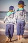 Preview: Hamburger Liebe kids kollektion Design Sea Side Willy the Whale grau meliert Albstoffe Jersey aus Bio-Baumwolle