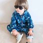 Preview: Hamburger Liebe kids kollektion Design Sea Side Otto the ocotpus blau Albstoffe Jersey aus Bio-Baumwolle