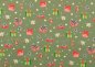 Preview: Weihnachtsgeschenke grün moderner Weihnachtsstoff auf Baumwolle Webware Popeline