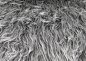 Preview: Zottelstoff Sam grey Fake Fur Faux Fur