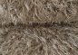 Preview: Zottelstoff braun meliert, Kunstfell zum Basteln und Nähen