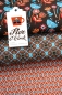 Preview: Miss Flavour Stretch-Jersey light blue orange Hamburger Liebe Five O'Clock 50 cm