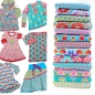 Preview: Flora Cora Stretch-Jersey aqua Swafing Shirtstoff Baumwoll-Jersey   Stoffrest_34 cm reduziert