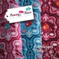 Preview: Funny Rain-Cord Babycord blau Hamburger Liebe  Stoffrest:34 cm reduziert