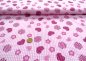 Preview: Carola check or Carola stripes pink fabrics with flowers poplin cotton 50 cm