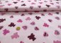 Preview: Carola check or Carola stripes pink fabrics with flowers poplin cotton 50 cm