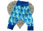 Preview: Babyhose Pumphose Handmade Design Elefanten, Bündchen royalblau