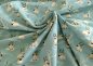 Preview: Happy Deer Mrs Mint Design Hilco French Terry in mint, ein Sweatstoff mit kleinen Rentieren
