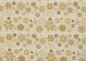 Preview: Joyful Christmas Swafing Weihnachtsstoff  Baumwolle Webware mit goldenen Schneeflocken auf ecrufarbenem Grund. Meterware Weihnachtsstoff