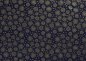 Preview: Tannengold christmas fabric, christmas cotton print blue with golden stars