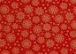 Preview: Sternengold Weihnachtsstoff  Baumwolle Webware mit goldenen Sternen auf rotem Grund. Meterware Weihnachtsstoff