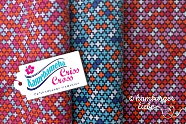Kamehameha Criss Cross Stretch-Jersey blackberry Hamburger Liebe