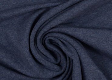 Eike melange jeansblau meliert Sweatstoff Swafing