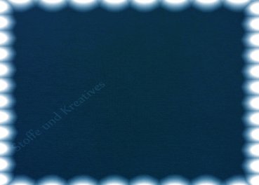 Feinripp Bündchen in dunkelblau, Bündchenware Schauchware von Hilco