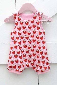 Fresh Fruits rosa Kinderjersey mit Erdbeeren von Hilco und JaTiJu Desgnbeispiel