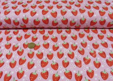 Fresh Fruits rosa Kinderjersey mit Erdbeeren von Hilco und JaTiJu