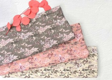Garden Vibes Ribjersey brown by Swafing and Cherry Picking